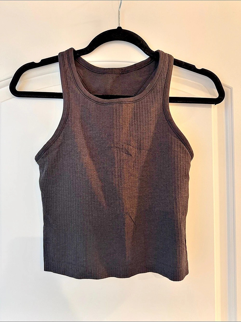 Lululemon Ebb to Street Cropped Racerback Tank Top